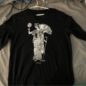 Black Angel Statue Nike Longsleeve